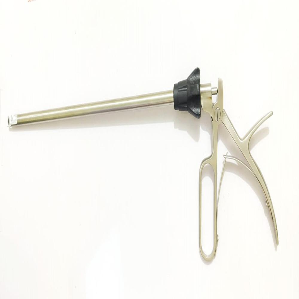 Laparoscopic 10mm Right Angle Clip Applicator 10mmx 330mm - Stainless Steel, 10mm Size, Silver Color, Manual Operation, Portable Design