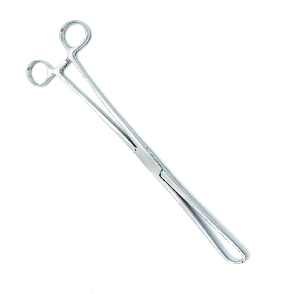 Tenaculum Forcep 8 Inch - Stainless Steel, Silver | Precision Grasping Forceps For Delicate Tissues With Locking Ratchet Mechanism