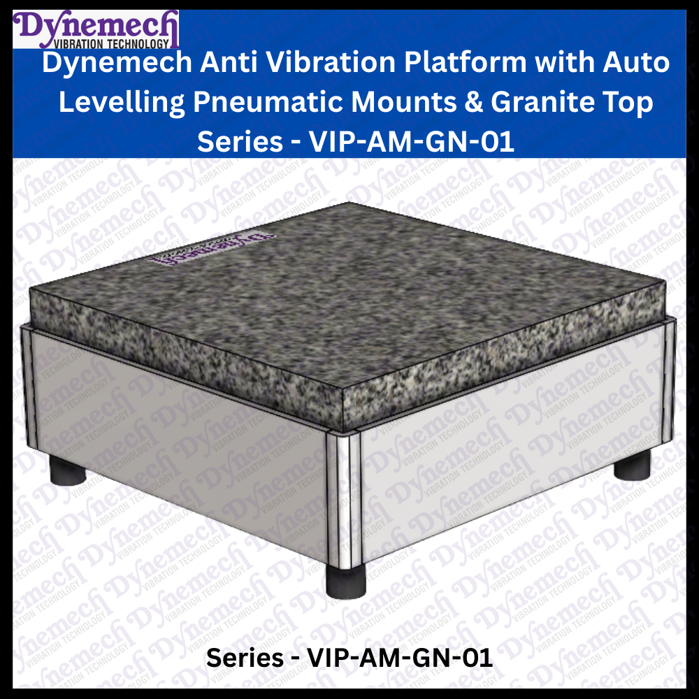 Dynemech Anti Vibration Platform with Auto Levelling Pneumatic Mounts & Granite Top Series - VIP-AM-GN-01