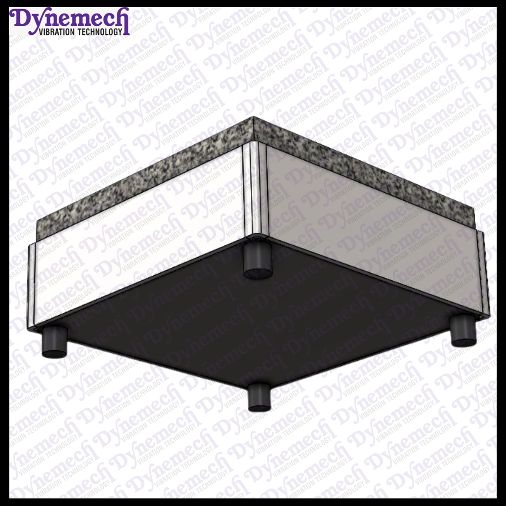 Dynemech Anti Vibration Platform with Auto Levelling Pneumatic Mounts & Granite Top Series - VIP-AM-GN-01