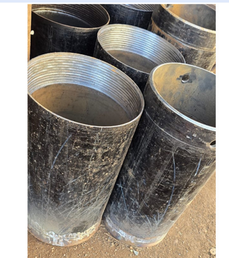Kater Boring Machine Pipe - Color: Silver