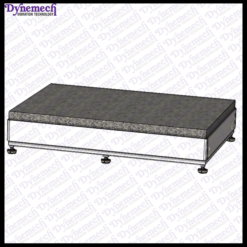 Dynemech Anti Vibration Platform with Auto Levelling Pneumatic Mounts & Granite Top Series - VIP-AM-GN-06