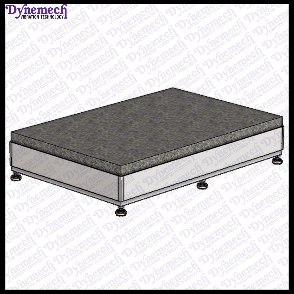 Dynemech Anti Vibration Platform with Auto Levelling Pneumatic Mounts & Granite Top Series - VIP-AM-GN-06