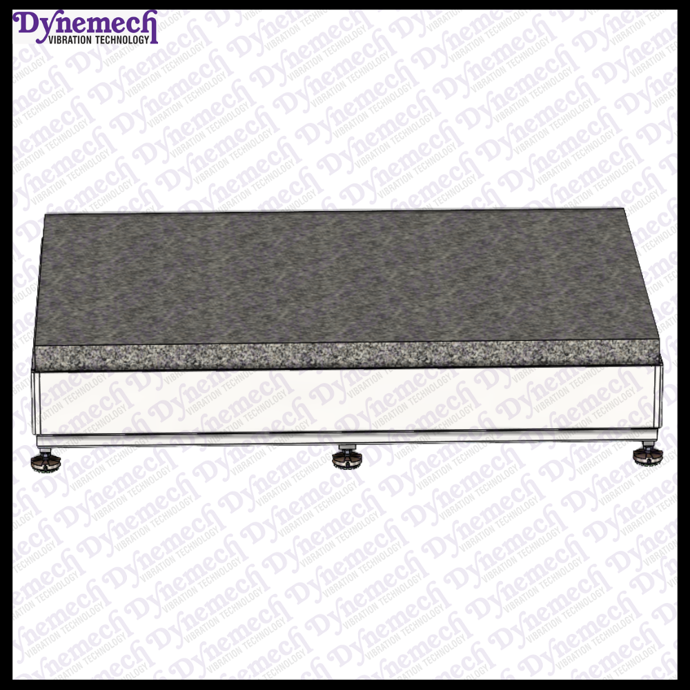 Dynemech Anti Vibration Platform with Auto Levelling Pneumatic Mounts & Granite Top Series - VIP-AM-GN-06