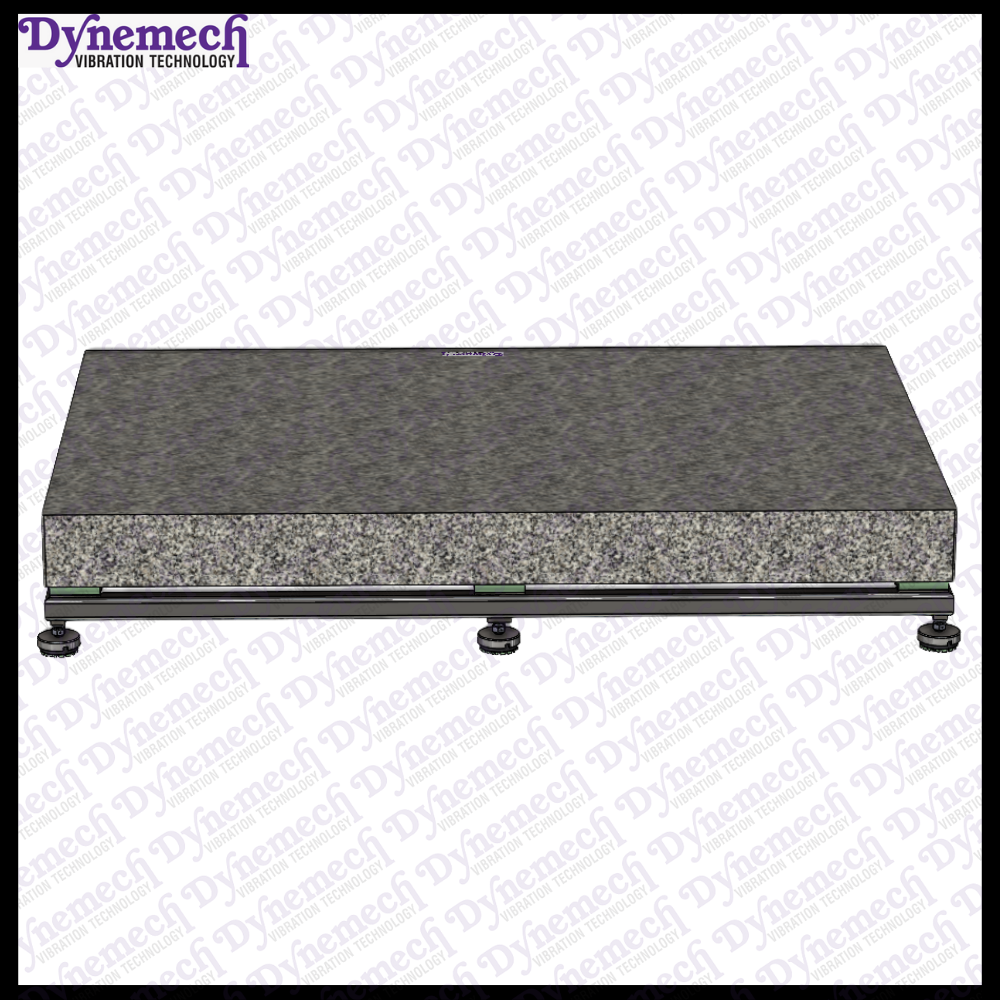 Dynemech Anti Vibration Platform with Button DLM mounts and Dp2 Elastomeric Vibration IsolationSeries: VIP-E-DP2-06