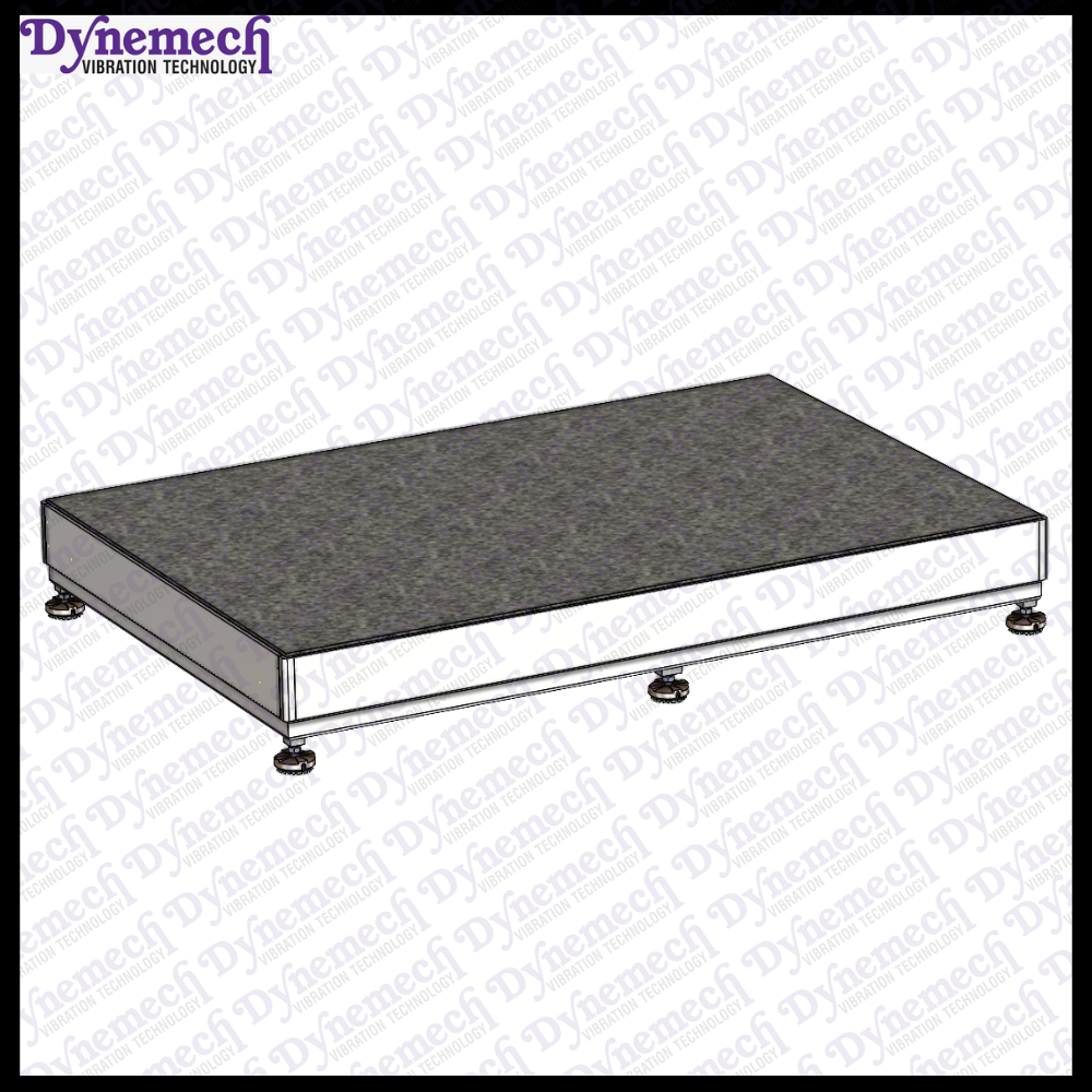 Dynemech Anti Vibration Platform on Auto Levelling Pneumatic Mounts with Corian Marble Top Series: VIP-AM-CM-06