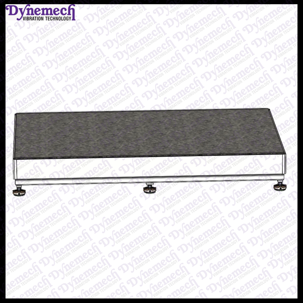 Dynemech Anti Vibration Platform on Auto Levelling Pneumatic Mounts with Corian Marble Top Series: VIP-AM-CM-06