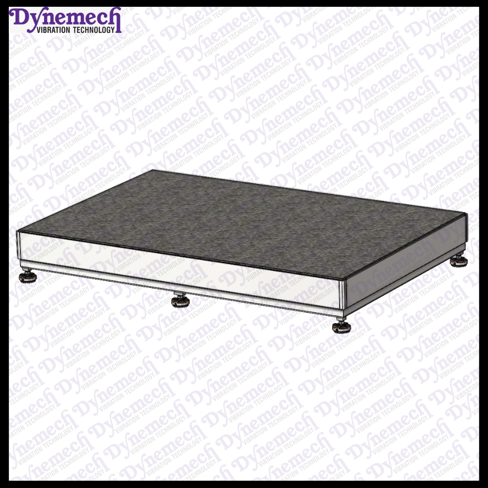 Dynemech Anti Vibration Platform on Auto Levelling Pneumatic Mounts with Corian Marble Top Series: VIP-AM-CM-06