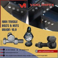 High Tensile EN19 Vani Hexagon Screw Grade 10.9