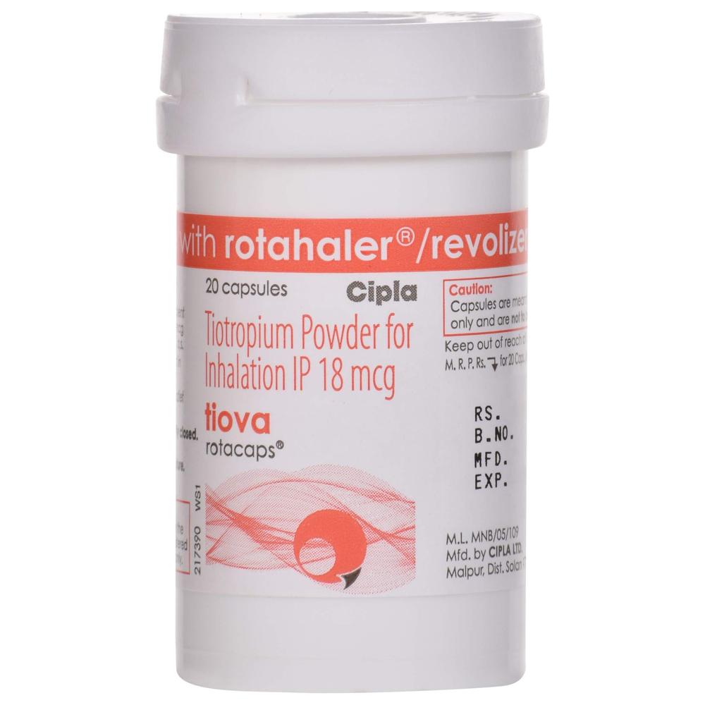 Tiova Tiotropium (18mcg) Rotacap - Drug Type: General Medicines