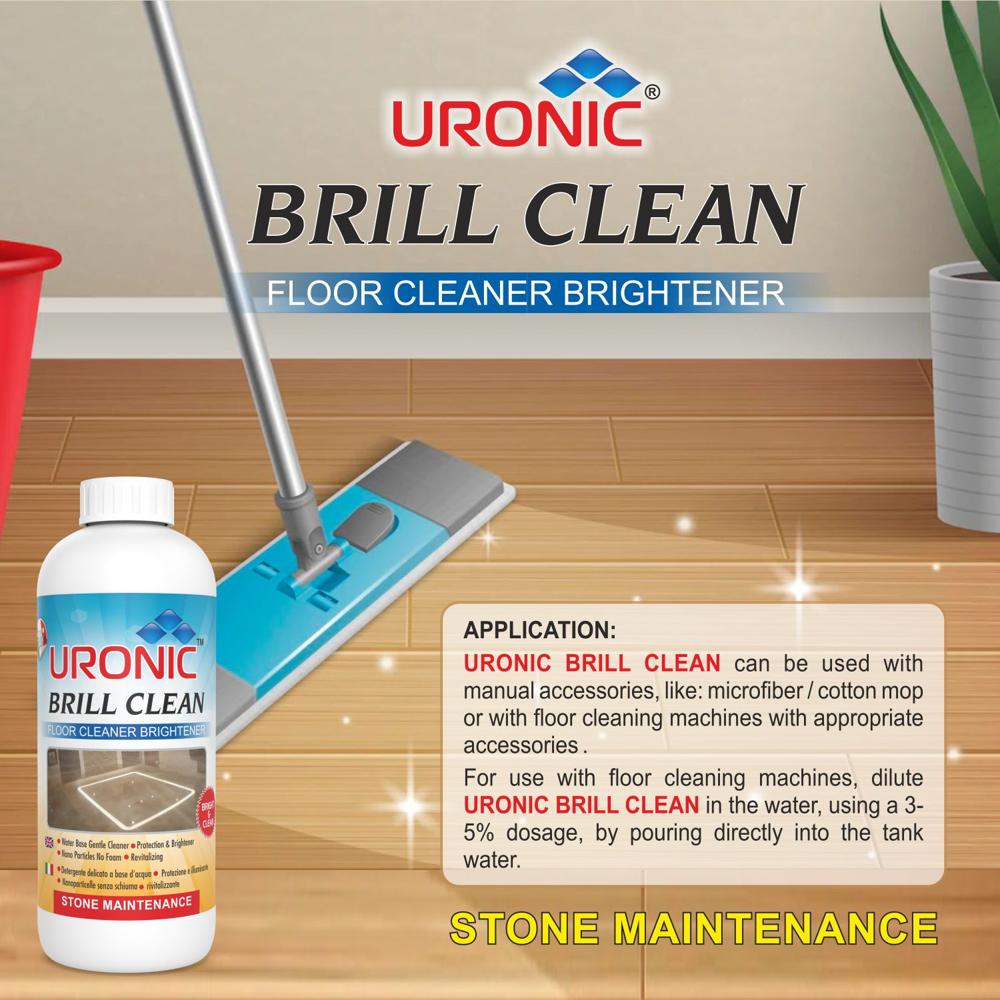 Brill Clean Floor Cleaner - Color: Transparent