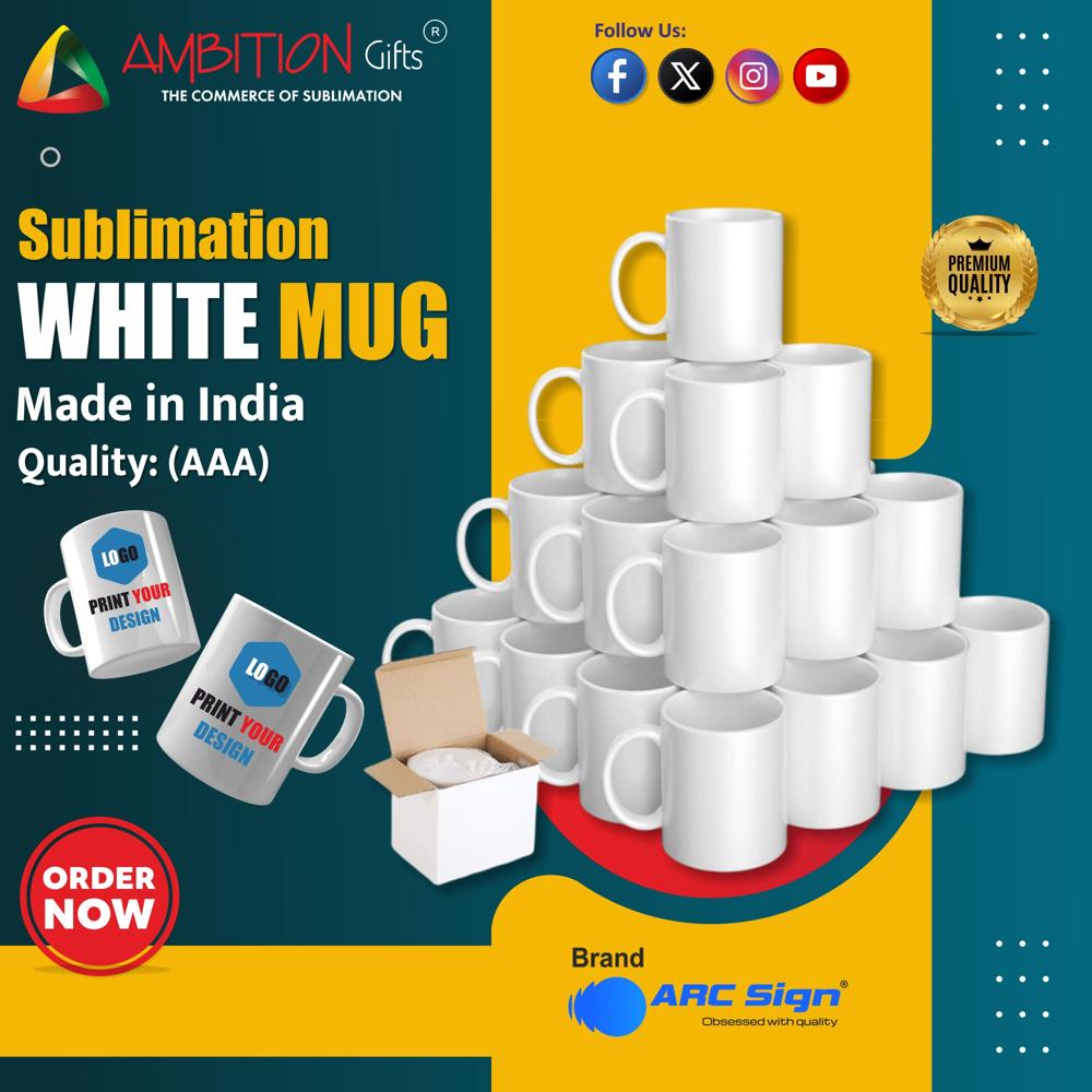 Sublimation White Mug - Automation Grade: No