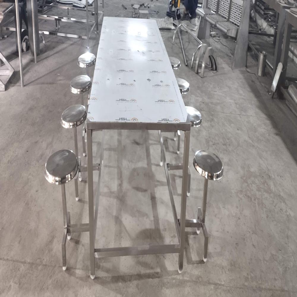 Stainless Steel Table - Color: Silver