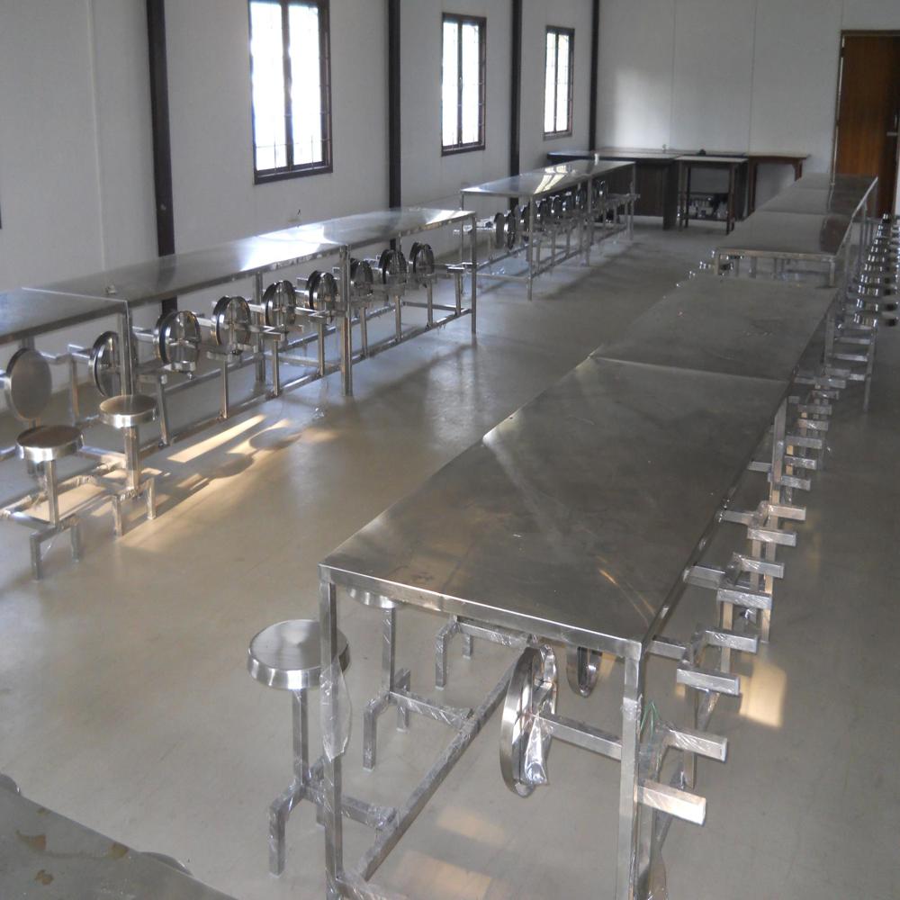 Stainless Steel Canteen Table
