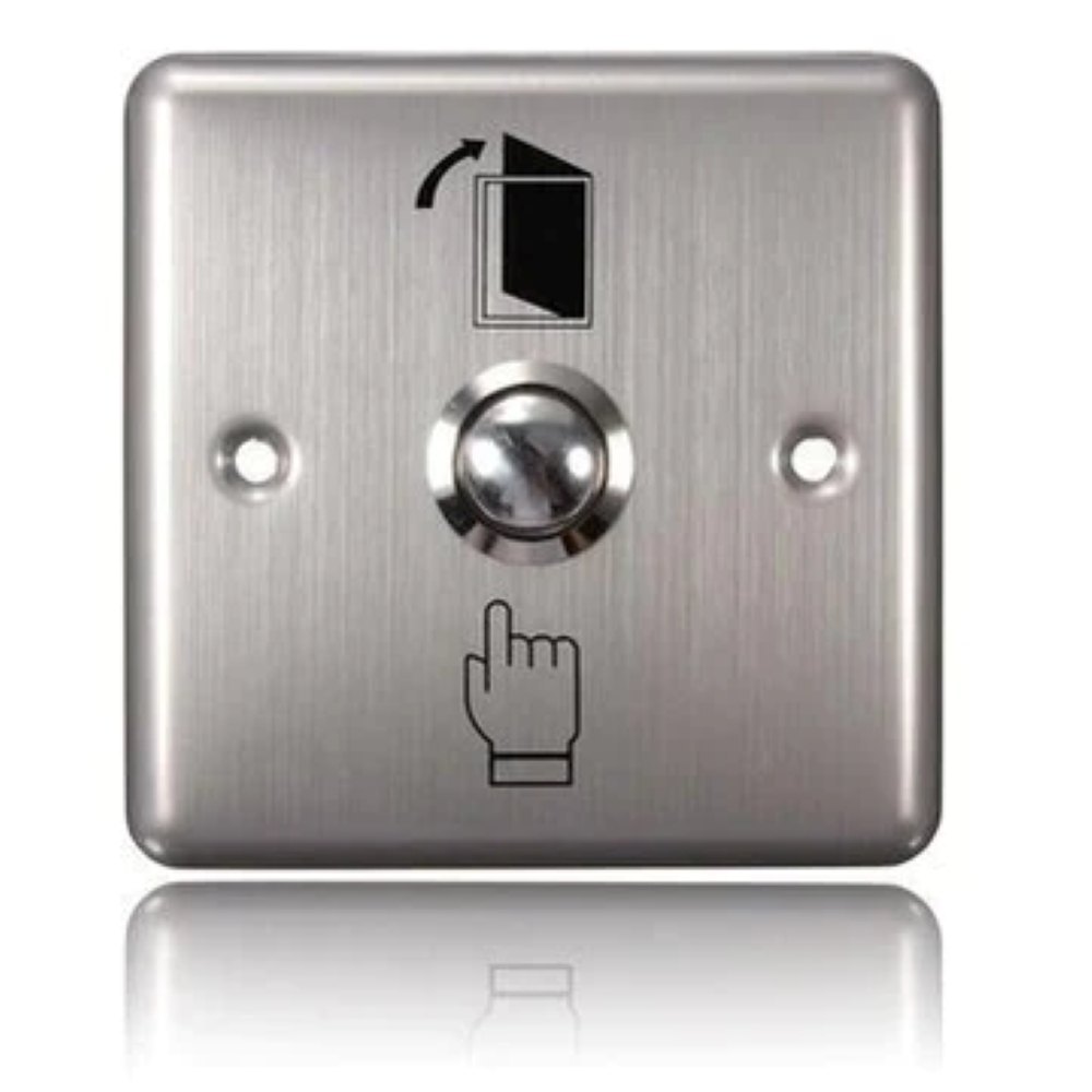 Exit Push Button Ss 3*3 - Color: Silver