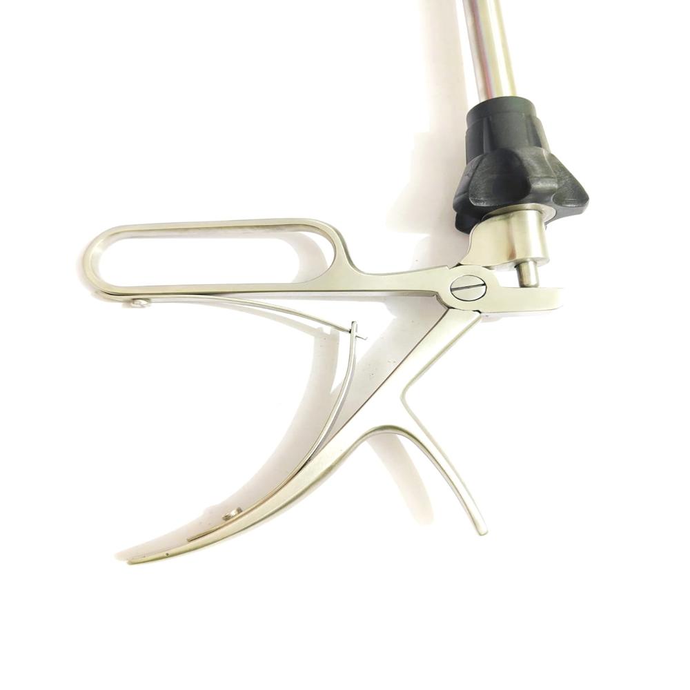 Laparoscopic 10mm Right Angle Clip Applicator 10mmx 330mm - Stainless Steel, 10mm Size, Silver Color, Manual Operation, Portable Design