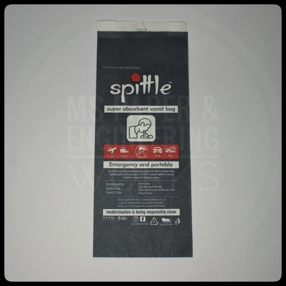 Air Sickness Paper Bag - Vomit Paper Pouches - Color: Single And Multicolor