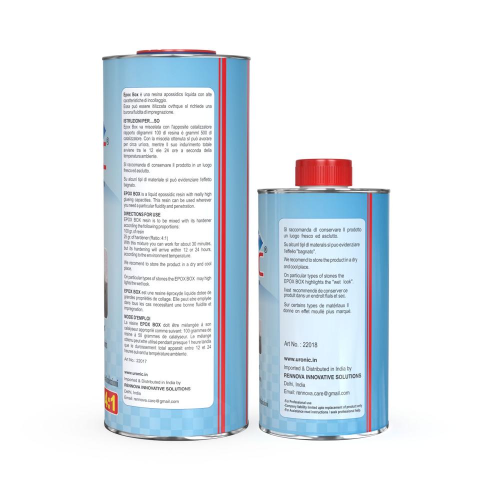 Epox Box Liquid Epoxy (1.5ltr) - Application: For Filling Marble Joints And Cracks