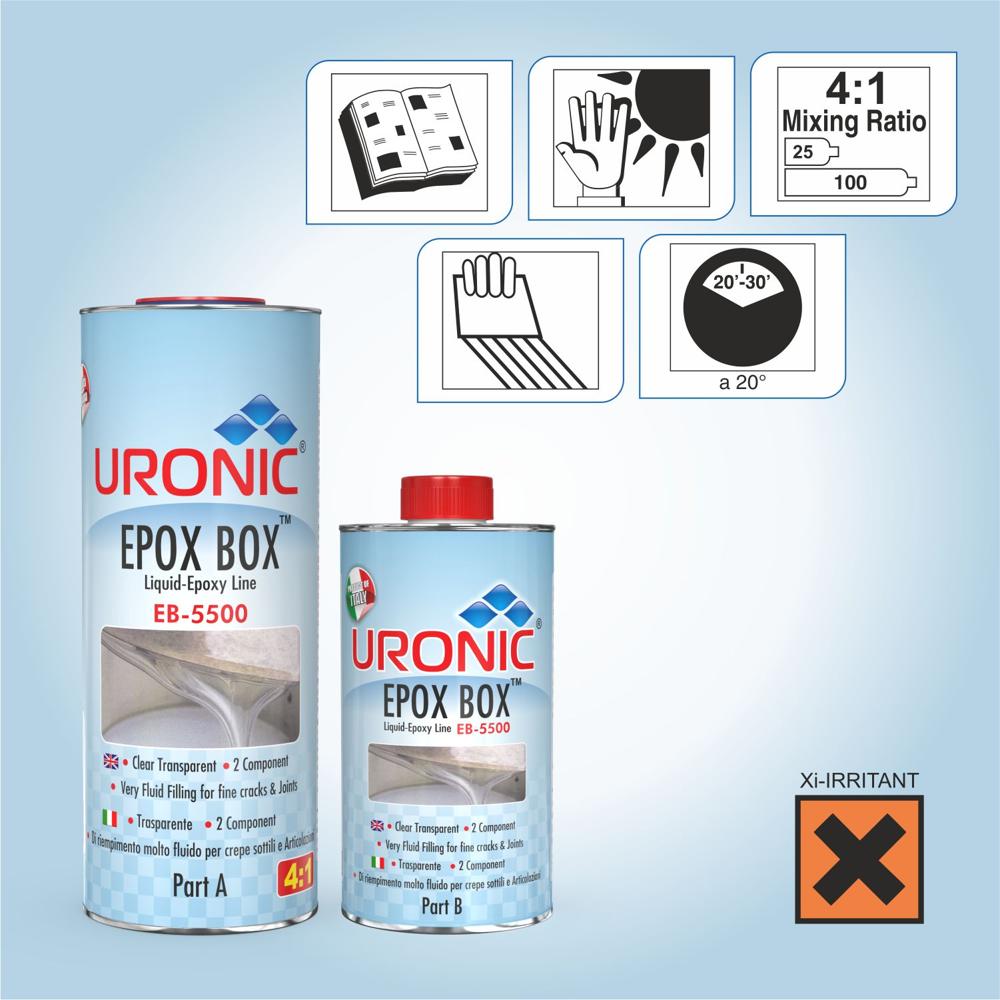Epox Box Liquid Epoxy (1.5ltr) - Application: For Filling Marble Joints And Cracks