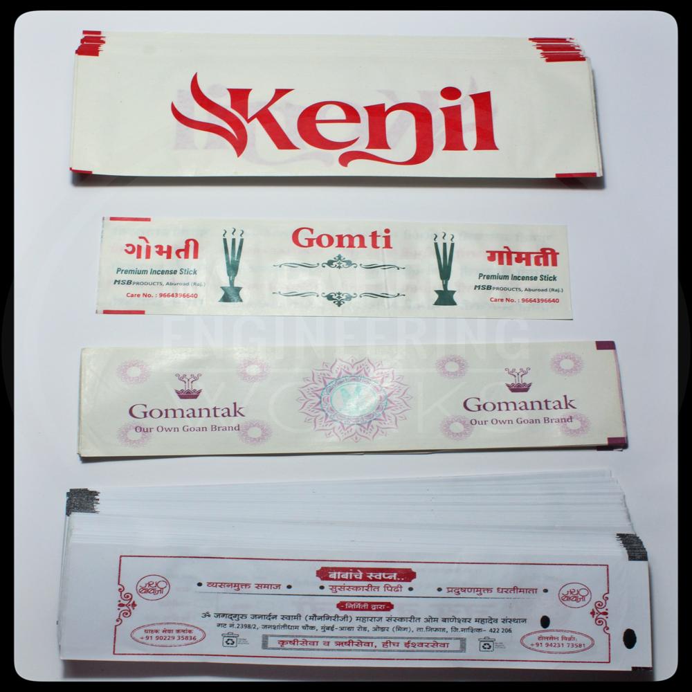 Printed Matte Agarbatti Pouch Heat Sealed