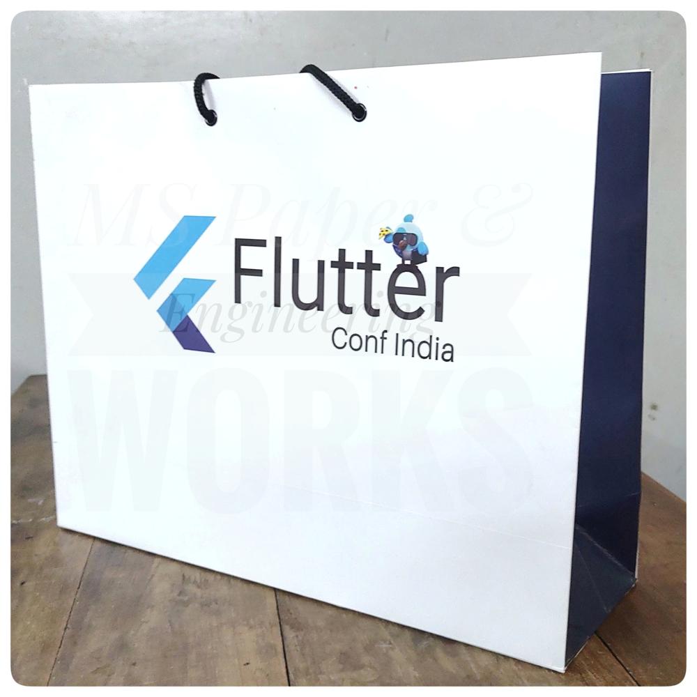 Laminated Paper Bag - Color: White