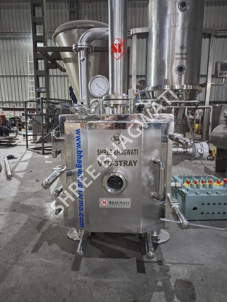 Vacuum Tray Dryer - 3 Trays