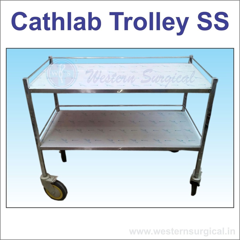 Cath Lab Trolley - Color: Silver
