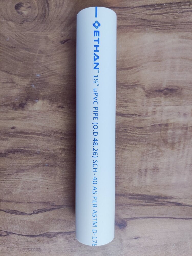 1/2 Inch Upvc Pipe - Color: White