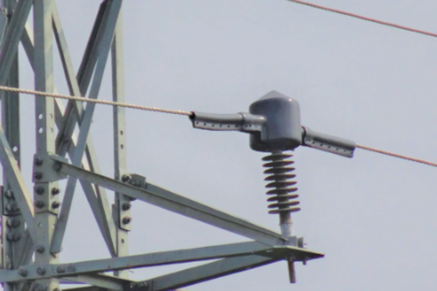 PVC Bird Guard In Transmission Line 