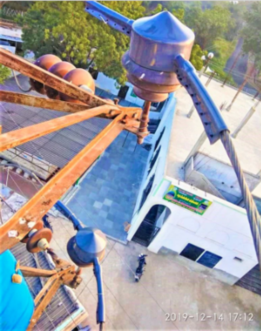 PVC Bird Guard In Transmission Line 