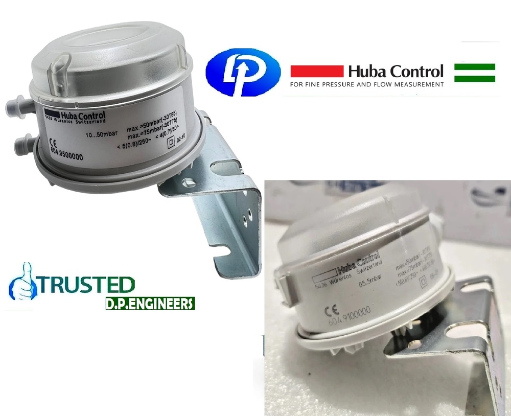 HUBA CONTROL 604.910000 DIFFERENTIAL PRESSURE SWITCH 0.5-5 Mbar