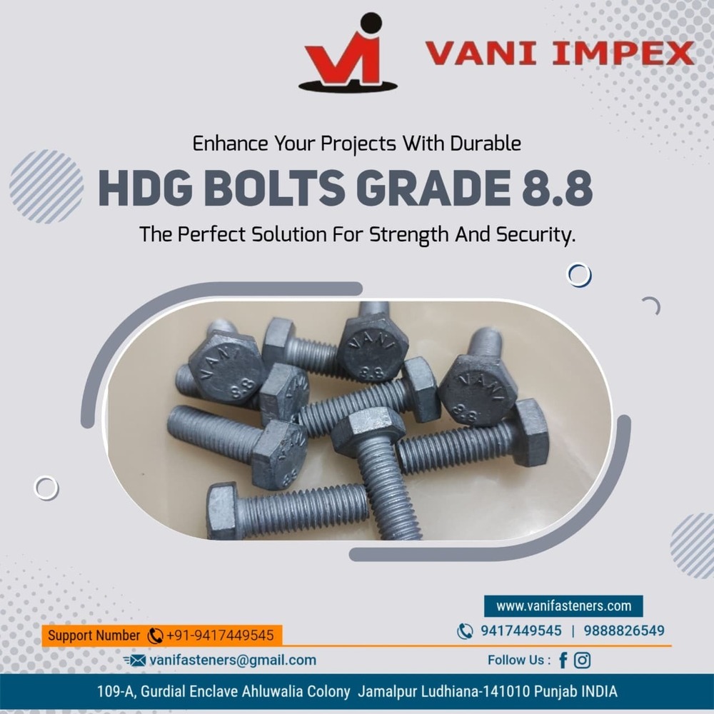 Hdg Fasteners Assembly (Grade 8.8)