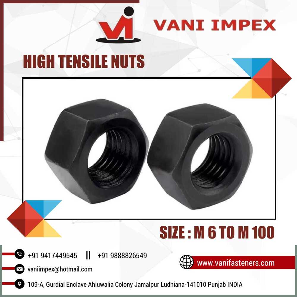 Heavy Hex Nut Application: Industrial