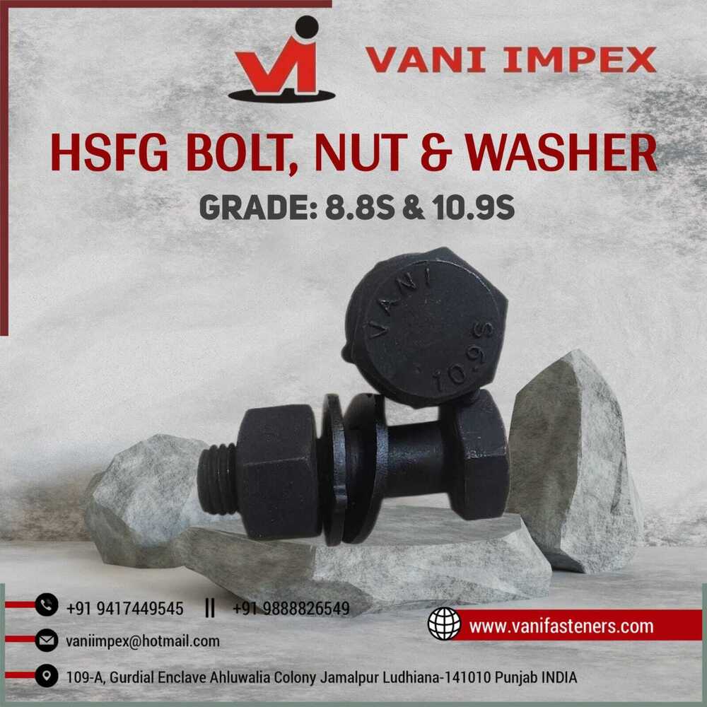 Hsfg Bolts Nuts And Washers As Per Is 3757 AND 6623