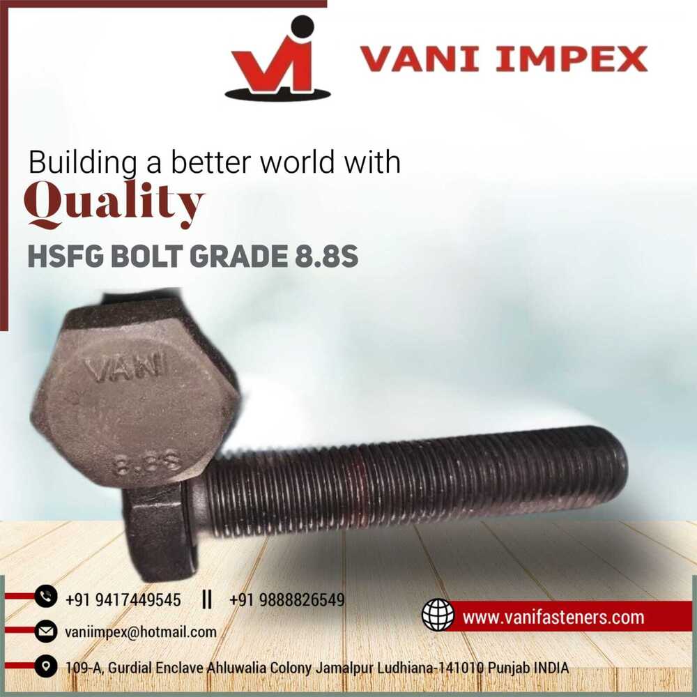 Hsfg Bolts Nuts And Washers As Per Is 3757 AND 6623