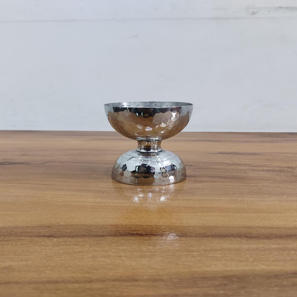 Hammered Design Bar Cocktail Measuring Cup Bar Drinks Maker Stainless Steel Metal Bar Jigger - Capacity: 25/50 Milliliter (ml)