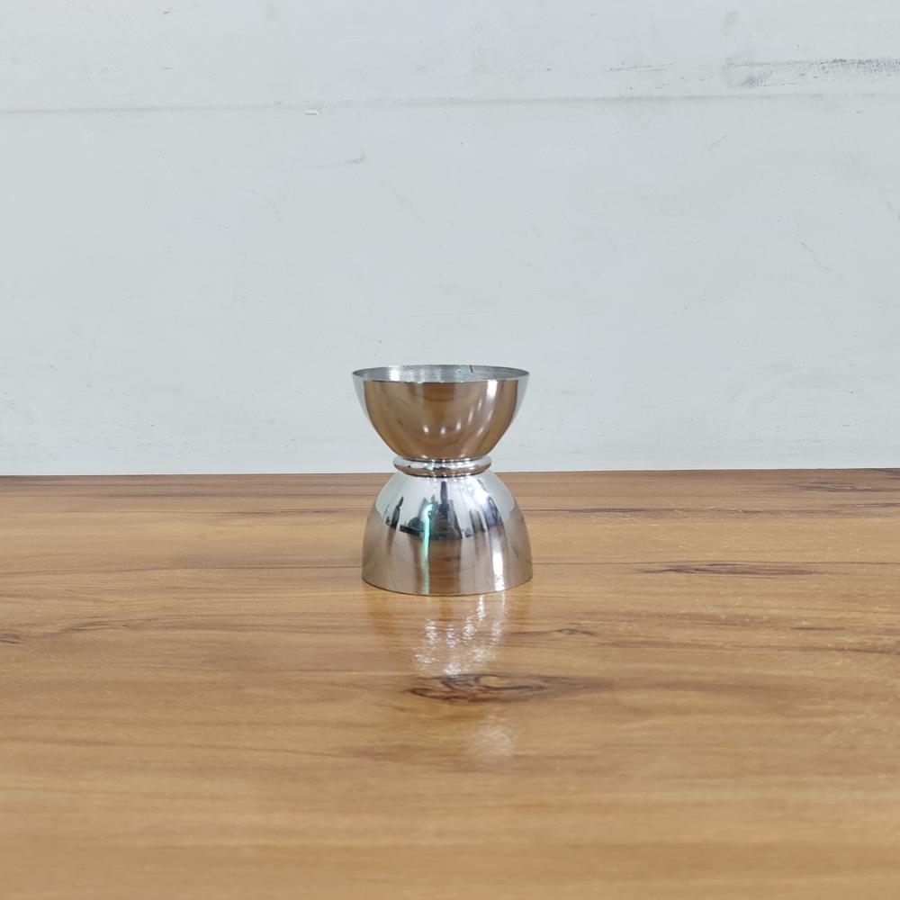 304 Stainless Steel Metal Polished Bar Cocktail Measuring Cup Double Side 30/15 ml Jigger Cocktail