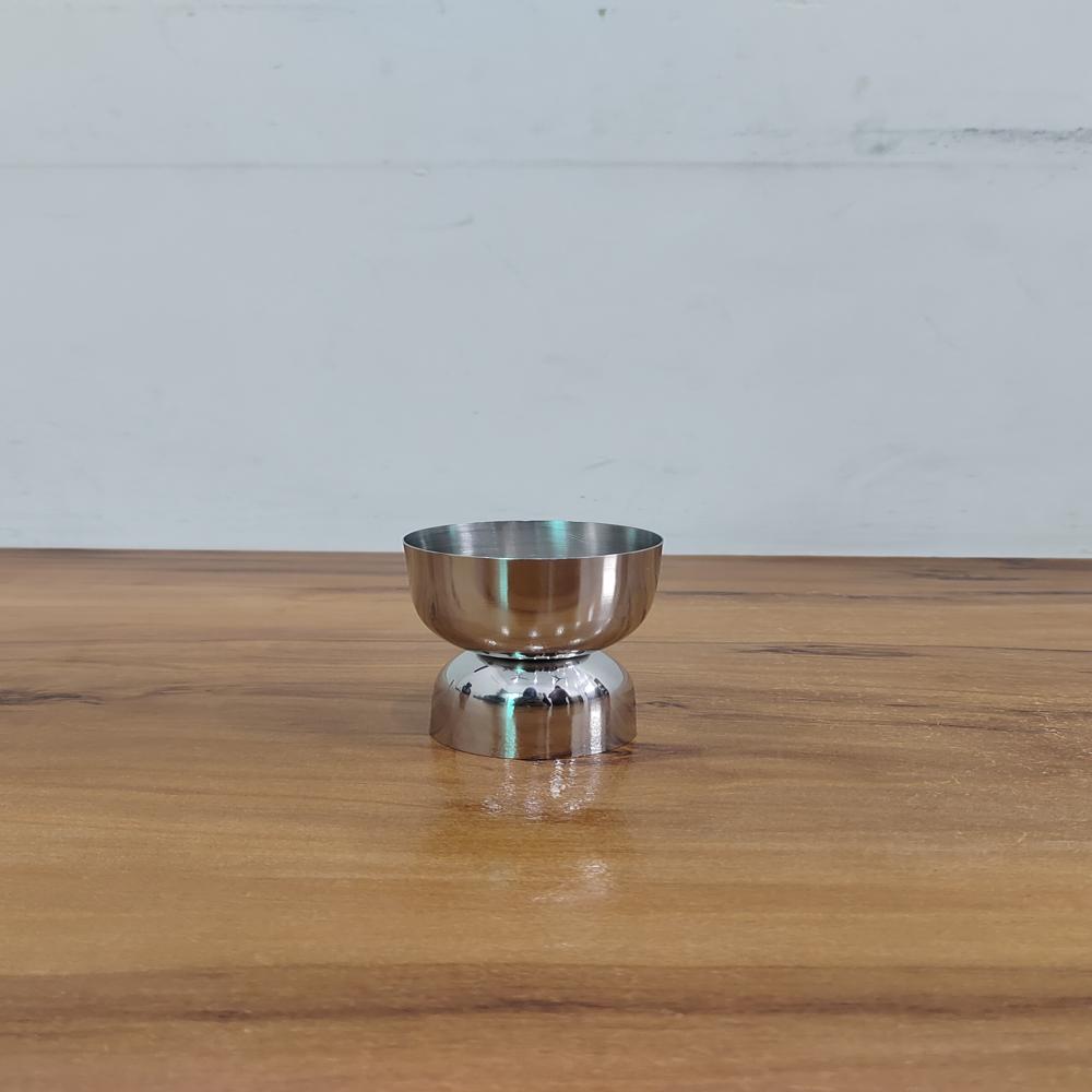 304 Stainless Steel Metal Polished Bar Cocktail Measuring Cup Double Side 30/15 ml Jigger Cocktail