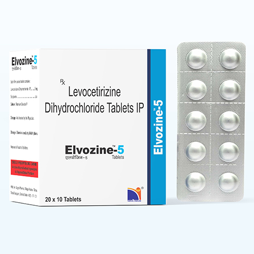 Elvozine-5 Tablets - Storage Instructions: Dry Place