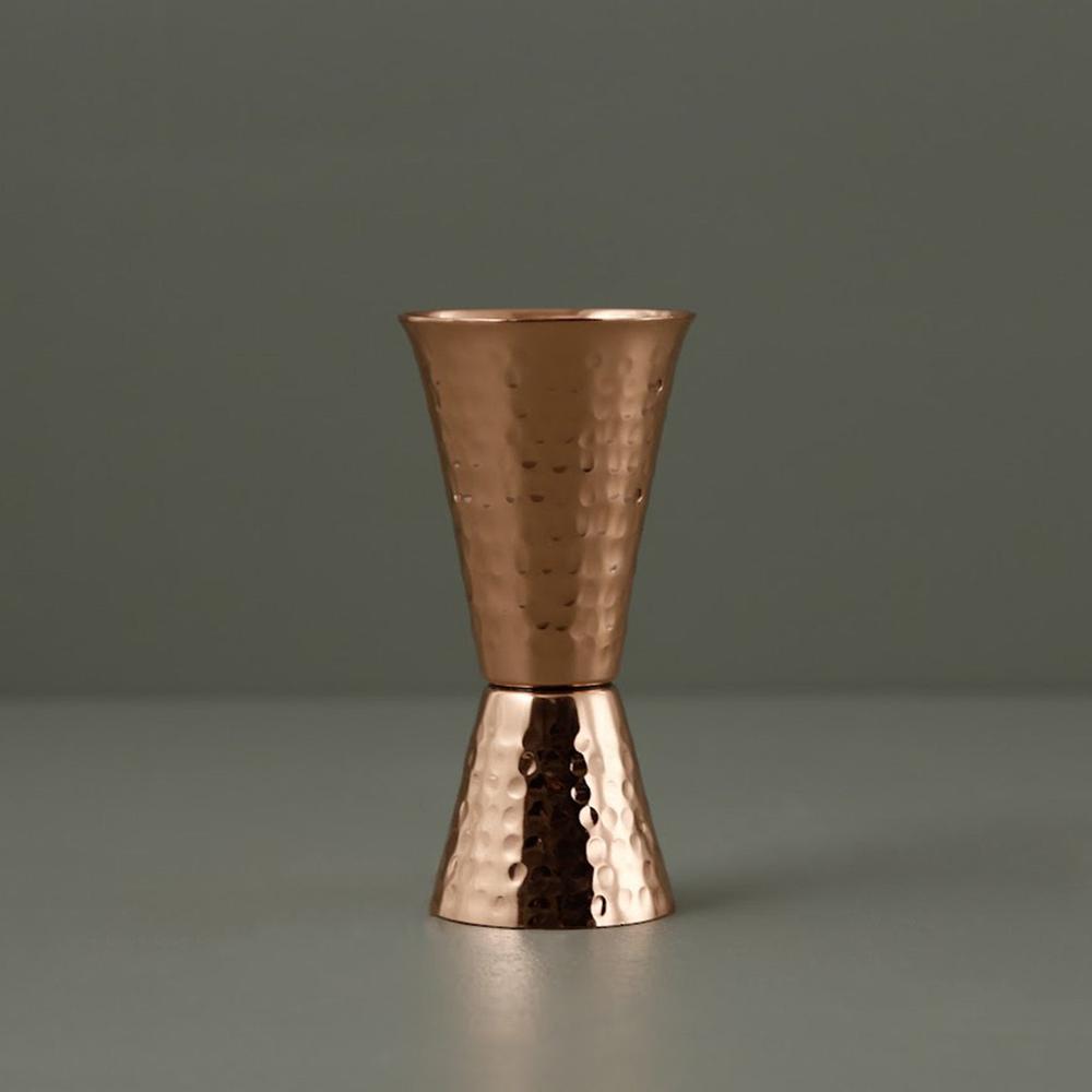 Dazglor Creations Present Jigger Stainless Steel Japanese Style Double Side Peg Measure, Drink Measuring Bar Tool Jigger (30/60 ml)