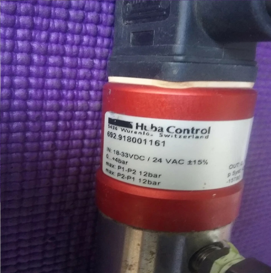 Huba Control Differential Pressure Transmitter 692.918001161