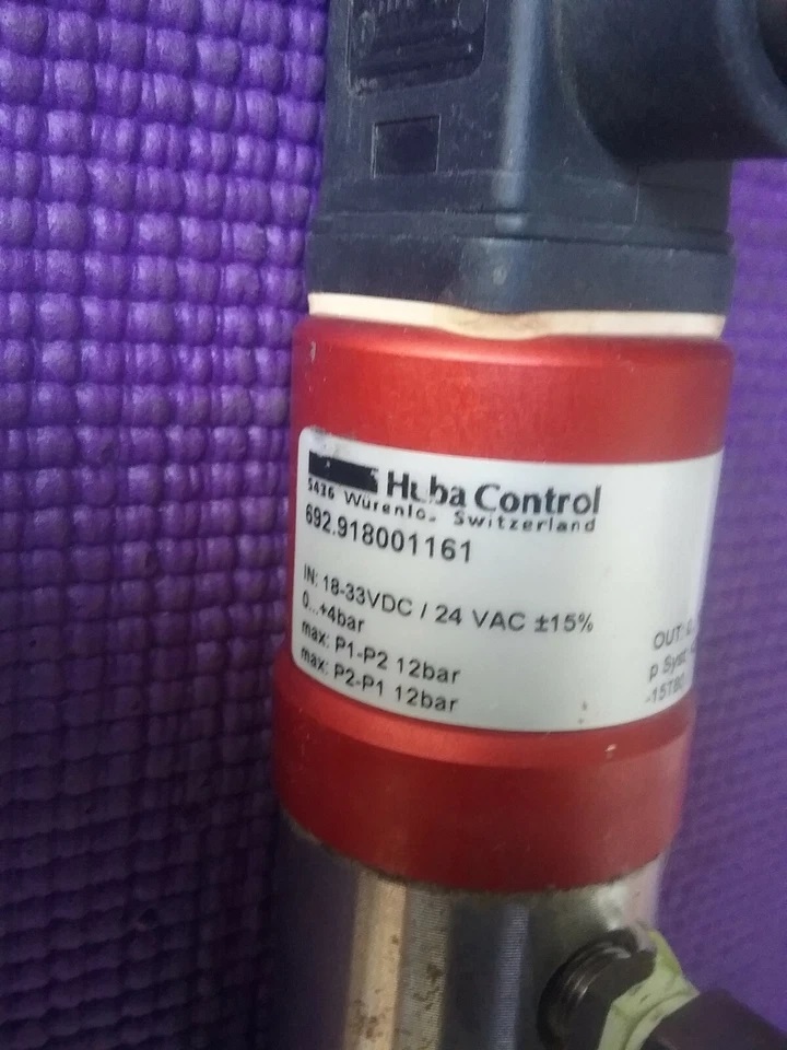 Huba Control Differential Pressure Transmitter 692.918001161