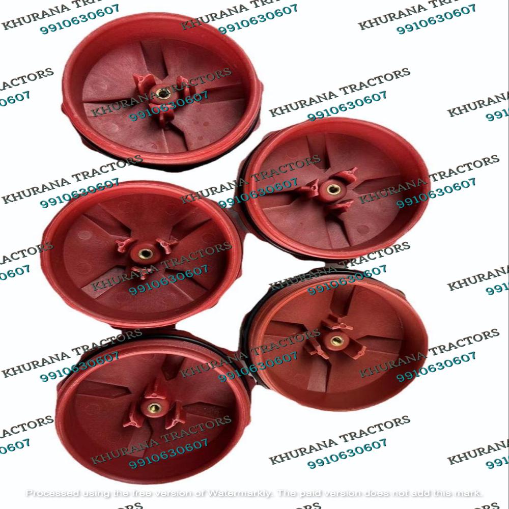 Transit Mixer Hydraulic Filter Assembly Cap - Color: Red