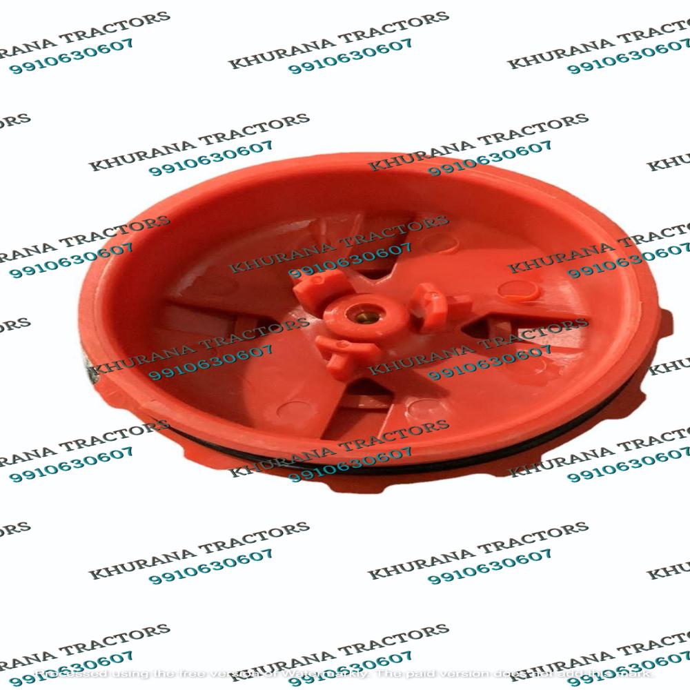 Transit Mixer Hydraulic Filter Assembly Cap - Color: Red