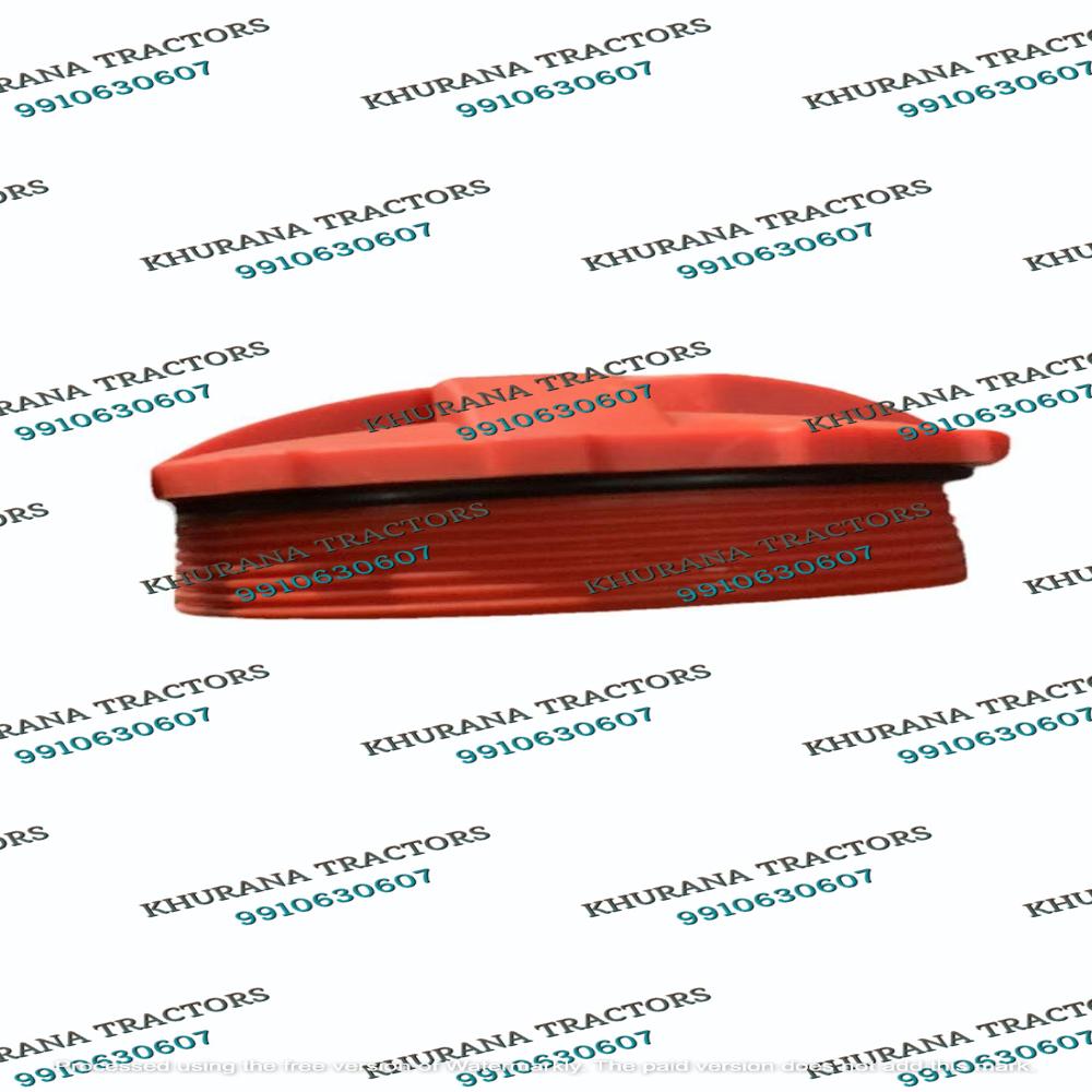 Transit Mixer Hydraulic Filter Assembly Cap - Color: Red