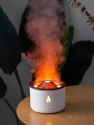 Volcano Aroma Diffuser Humidifier - Capacity: 300Ml Milliliter (Ml)