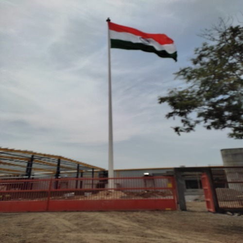 Ms High Mast For National Flag - Color: White