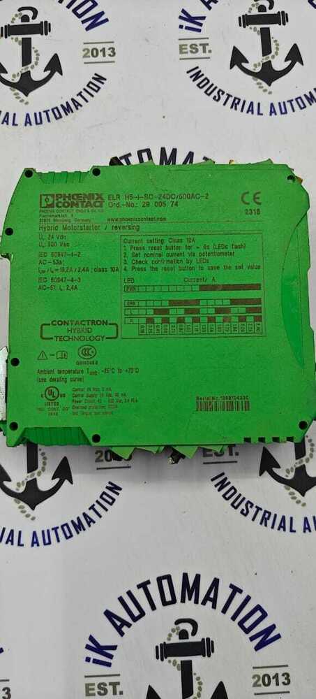 PHOENIX CONTACT ELR H5-I-SC-24DC/500AC-2