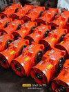 Bevel Helical Gearbox - Color: Orange