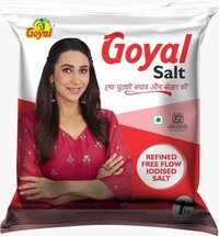 Refined free iodized salt